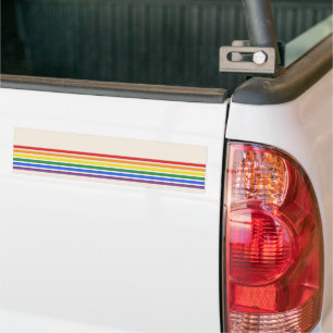 Regenbogen-LGBTQ-Flagge Autoaufkleber