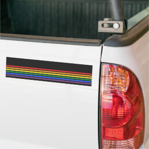 Regenbogen-LGBTQ-Flagge Autoaufkleber