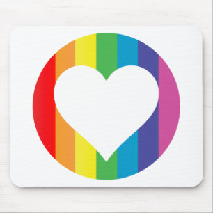Regenbogen-Liebe Mousepad