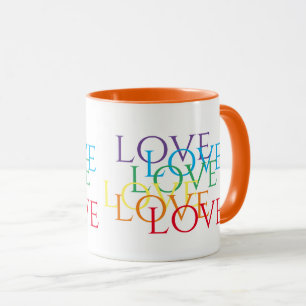 REGENBOGEN LIEBE Orange Combo Tasse