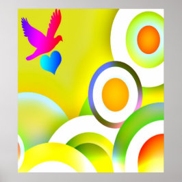 Regenbogen-Liebe Poster