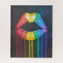 Regenbogen-Lippen