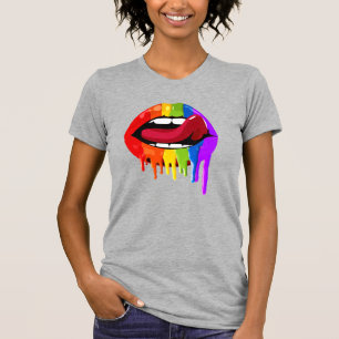 REGENBOGEN LIPPEN T-Shirt