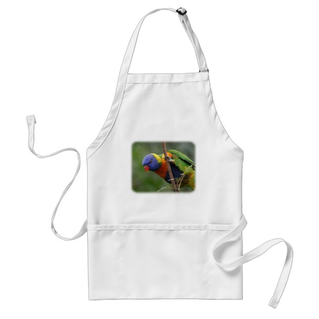 Regenbogen Lorikeet 9Y209D-178 Schürze (Vorne)