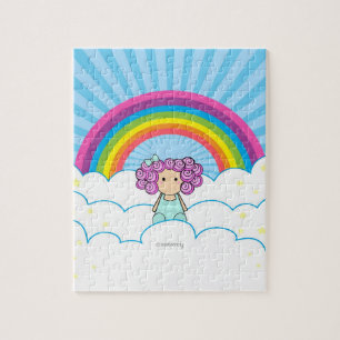 Regenbogen-Mädchen-Puzzlespiel-Geschenk