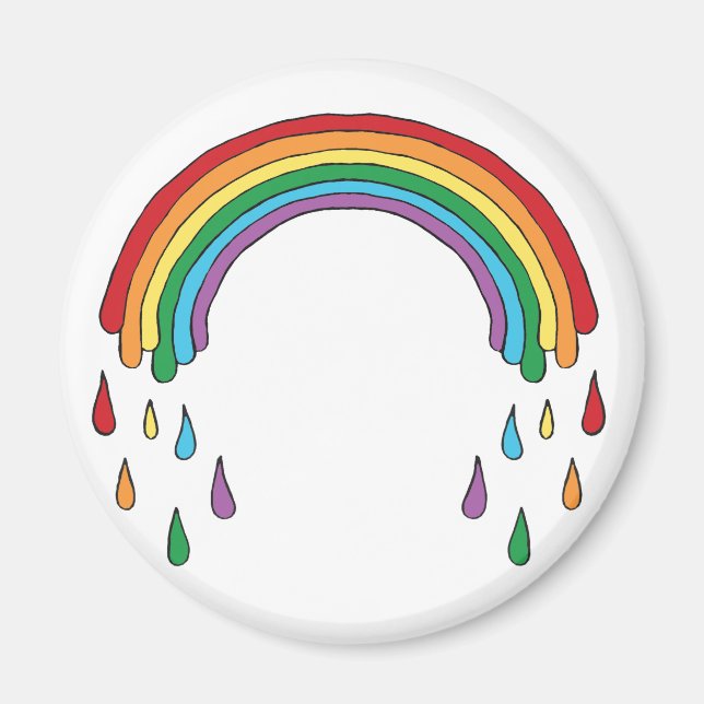 Regenbogen Magnet (Vorne)