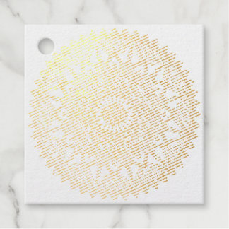 Regenbogen-Mandala Geschenkanhänger
