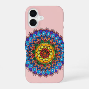 Regenbogen-Mandala-iPhone16-Hülle iPhone 16 Hülle