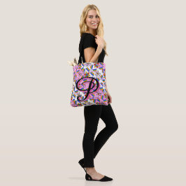 Regenbogen-Mandala-Stolz-Monogramm - Lebendige Geo Tasche