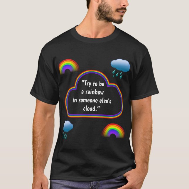 'Regenbogen' Männer-T - Shirt (Vorderseite)