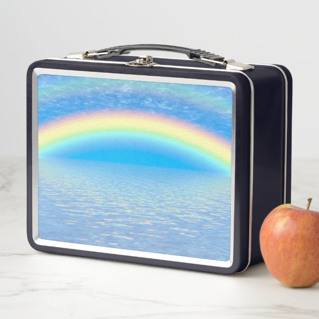 Regenbogen Metall Brotdose (Beispiel)