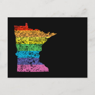 Regenbogen minesota postkarte
