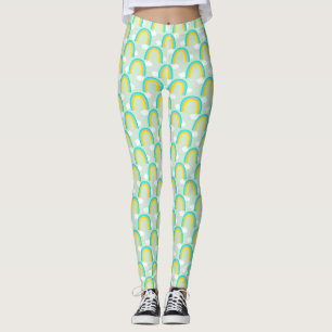 Regenbogen mit blauer Wolke Leggings
