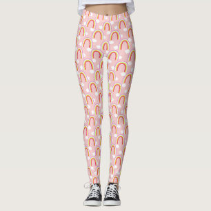Regenbogen mit rosa Wolke Leggings