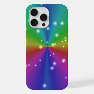Regenbogen mit Sternen iPhone 15 Pro Max Hülle
