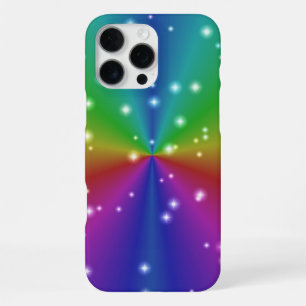 Regenbogen mit Sternen iPhone 16 Pro Max Hülle