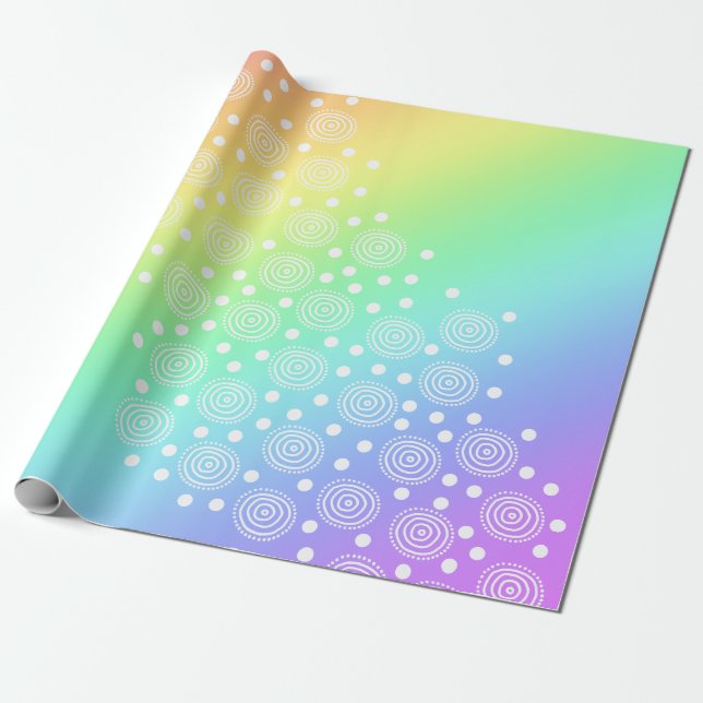 Regenbogen mit Wrapping Paper Geschenkpapier (Ungerollt)