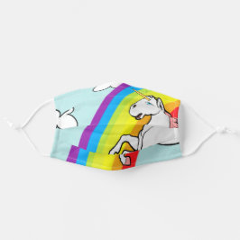 Regenbogen Mund-Nasen-Maske Aus Stoff