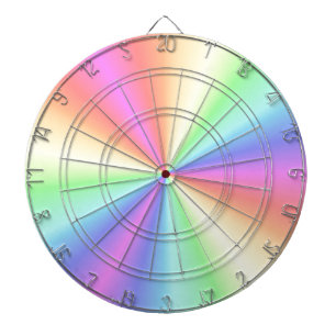 Regenbogen Muster 3 Dartscheibe