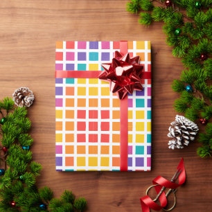 Regenbogen Muster Grafisch Geschenkpapier