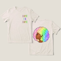 Regenbogen nach LGBTQ Liebe ist Liebe stolz schwar