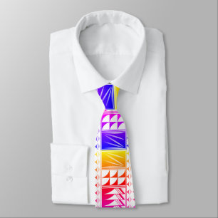 Regenbogen Native Feder Segensband Tie Krawatte