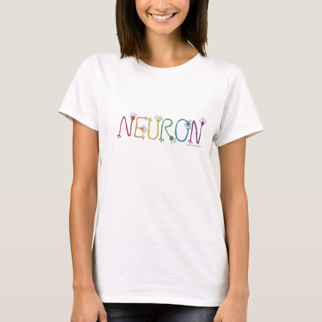 Regenbogen-Neuron-Baby - Puppe T - Shirt (Vorderseite)