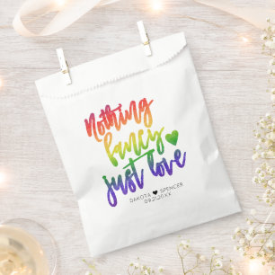 Regenbogen Nichts Extravagant nur Liebe Lässige Geschenktütchen