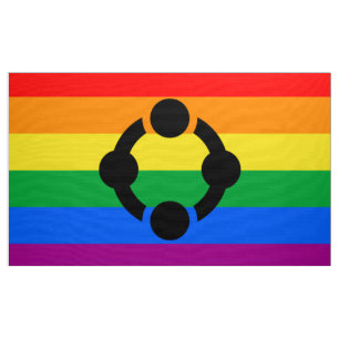Regenbogen-Nischen-Stolzflagge Stoff