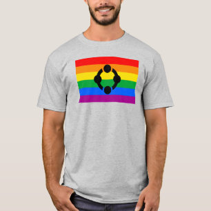 Regenbogen-Nischen-Stolzflagge T-Shirt