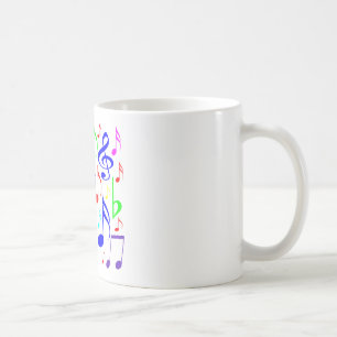 Regenbogen Noten Kaffeetasse