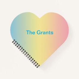 Regenbogen- Notizbuch