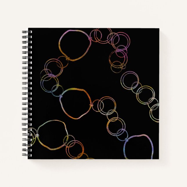 Regenbogen Notizbuch (Vorderseite)