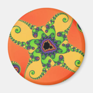 Regenbogen-Oktopusse Magnet
