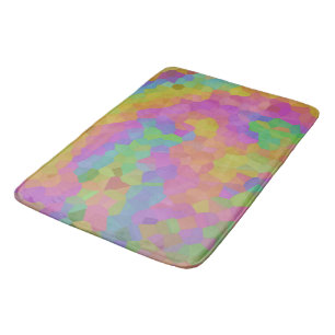 Regenbogen-Öl-Mosaike Badematte