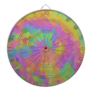 Regenbogen-Öl-Mosaike Dartscheibe