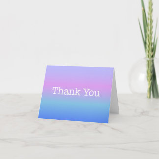 Regenbogen Ombre danken Ihnen amerikanische Dankeskarte