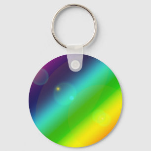 Regenbogen-Ombre Schlüsselanhänger