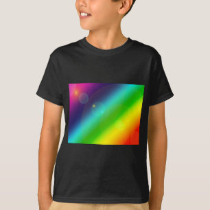Regenbogen-Ombre T-Shirt