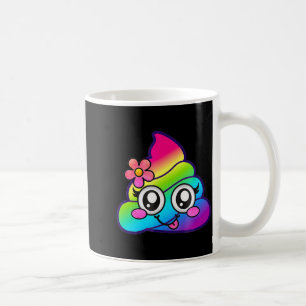 Regenbogen Op Emoji Süßes Einhorn O Blume Albern Kaffeetasse