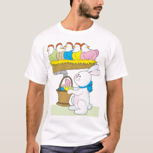 Regenbogen-Ostern-Hühner T-Shirt