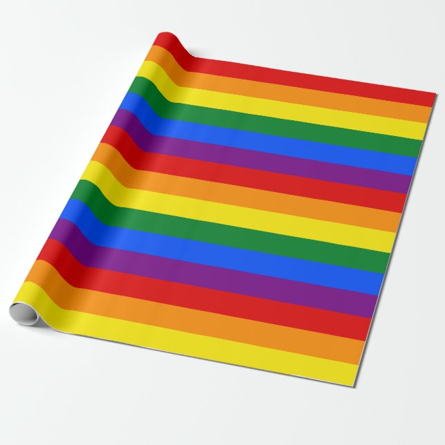Regenbogen-Packpapier Geschenkpapier (Ungerollt)
