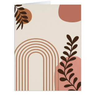 Regenbogen-Palmenblatt-Sonne, Boho-Abstract-Geomet