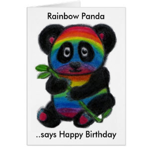 REGENBOGEN-PANDA-GEBURTSTAGS-KARTEN-TOCHTER-SOHN