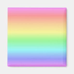 Regenbogen-Pastell Magnet
