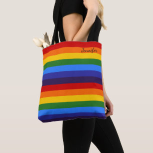 Regenbogen Personalisiert Tasche