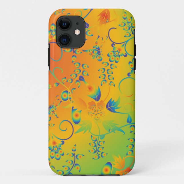Regenbogen-Pflanze Case-Mate iPhone Hülle (Rückseite)