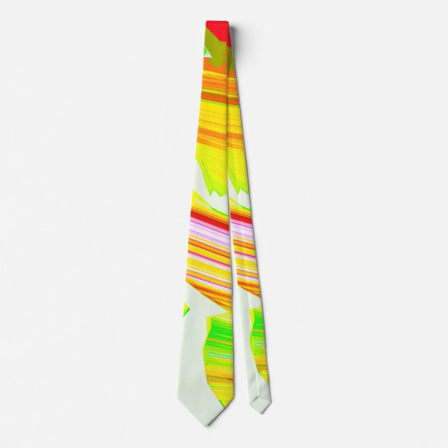 Regenbogen-Pinsel Krawatte (Vorderseite)