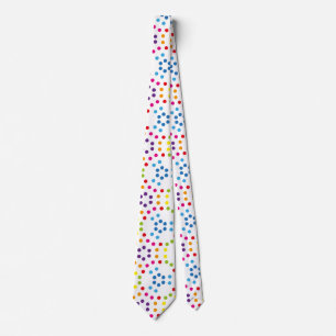 Regenbogen-Polka Krawatte