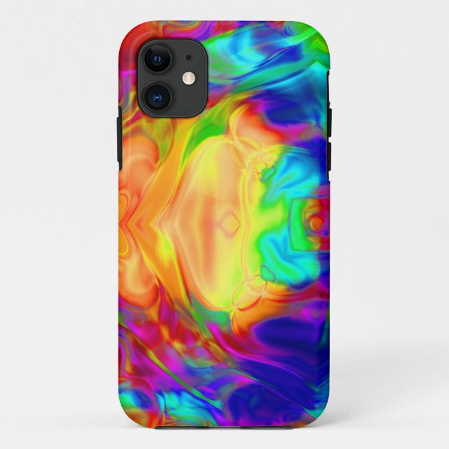 Regenbogen-Pool iPhone Fall Case-Mate iPhone Hülle (Rückseite)
